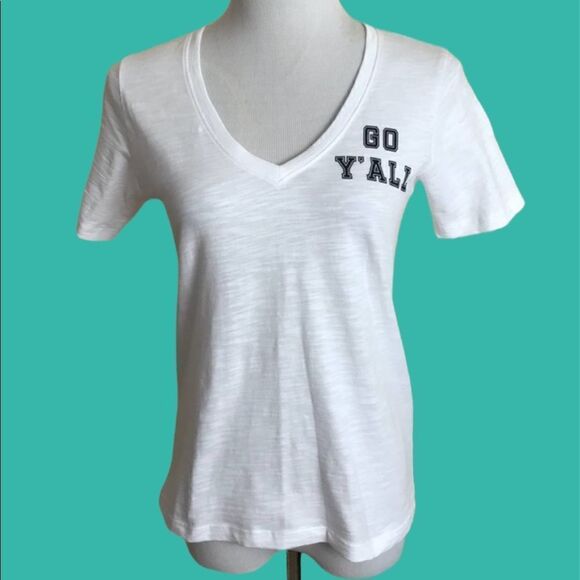 Draper James “Go yall” v neck tee - Picture 3 of 6